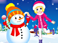 Játék Winter Snowman and Girl