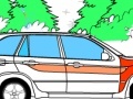 Játék Kid's coloring: The car on the road