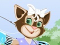 Játék Cat Fishing Dress Up