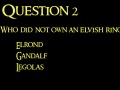 Játék Lord of The Rings Quiz
