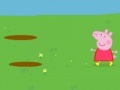 Játék Little Pig. Jumping in puddles