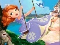 Játék Princess Sofia: A swing in a garden - Puzzles