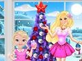 Játék Princess Barbie and Baby Barbie Christmas Fun