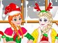 Játék Elsa And Anna Christmas Day