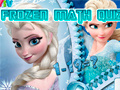 Játék Frozen Math Quiz