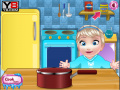 Játék  Baby Elsa cooking Icecream