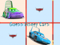 Játék Guess Disney Cars