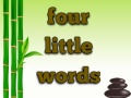Játék Four Little Words