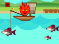 Játék FireBoy And WaterGirl Go Fishing