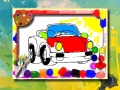 Játék Cartoon Cars Coloring Book