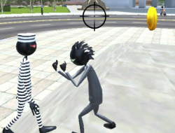 Játék Csodálatos bűncselekmény Strange Stickman online