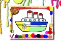Játék Boats Coloring Book
