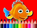 Játék Back To School: Fish Coloring Book