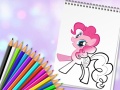 Játék Cute Pony Coloring Book