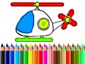 Játék Back To School Helicopter Coloring