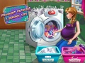 Játék Pregnant Princess Laundry Day