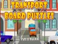 Játék Transport Board Puzzles