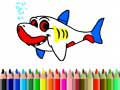 Játék Back To School: Shark Coloring Book