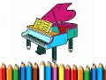 Játék Back To School: Piano Coloring Book