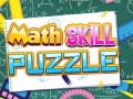 Játék Math Skill Puzzle