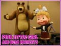 Játék Pink Little Girl and Bear Moments