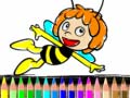 Játék Back To School Maja the Bee Coloring Book
