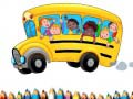 Játék School Bus Coloring Book