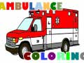 Játék Ambulance Trucks Coloring Pages