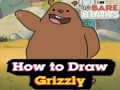 Játék We Bare Bears How to Draw Grizzly