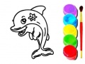 Játék Dolphin Coloring Book