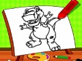Játék Easy Kids Coloring Dinosaur