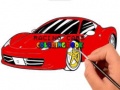 Játék Racing Cars Coloring book