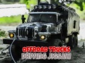 Játék Offroad Trucks Driving Jigsaw