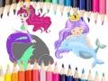 Játék Mermaid Coloring Book