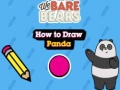 Játék We Bare Bears How to Draw Panda