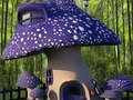 Játék Funny Mushroom Houses Jigsaw