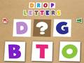 Játék Drop Letters