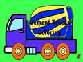Játék Cement Trucks Coloring
