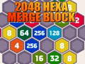 Játék 2048 Hexa Merge Block