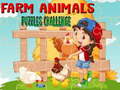 Játék Farm Animals Puzzles Challenge