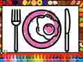 Játék Color and Decorate Dinner Plate