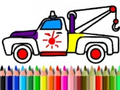 Játék Back To School: Truck Coloring Book