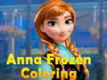 Játék Anna Frozen Coloring