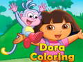 Játék Dora Coloring