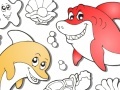 Játék Sea Animals Online Coloring