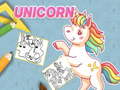 Játék Unicorn Coloring Book