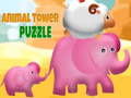Játék Animal Tower Puzzle