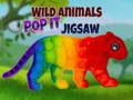 Játék Wild Animals Pop It Jigsaw
