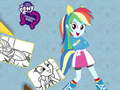 Játék Equestria Girls Coloring Book