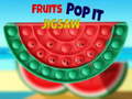 Játék Fruits Pop It Jigsaw